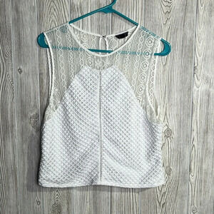 Women TopShop crop Tank top size 12